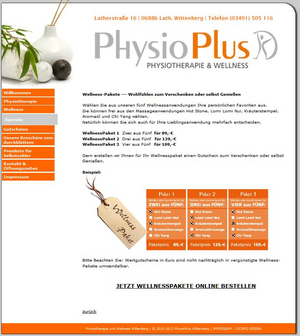 PhysioPlus Massage Wittenberg