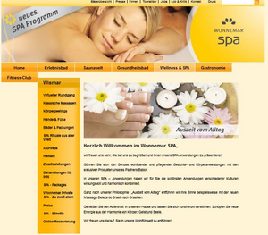 Wellness & Spa im Freizeitbad Wonnemar Wismar