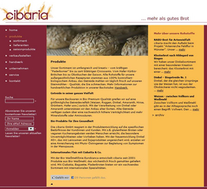 cibaria Ökologisch Biologische Vollkornbäckerei in Münster