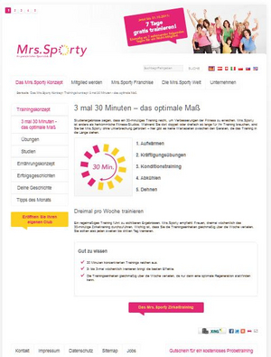 Mrs. Sporty in Neubrandenburg