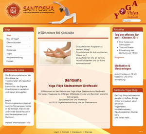 Santosha Yoga Vidya Stadtzentrum Greifswald