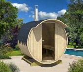 Fass-Sauna Firma Gartenhaus
